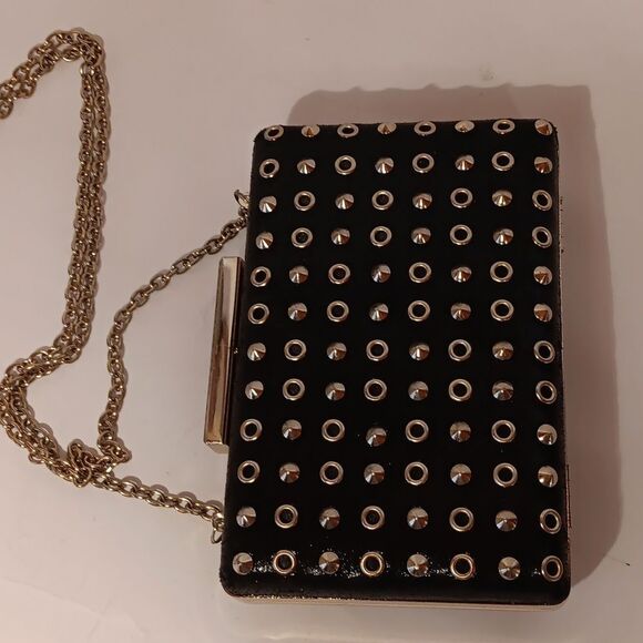 Expressions Studded Clutch Bag. Mini Bag. Whimsigoth. Edgy. - Picture 1 of 10